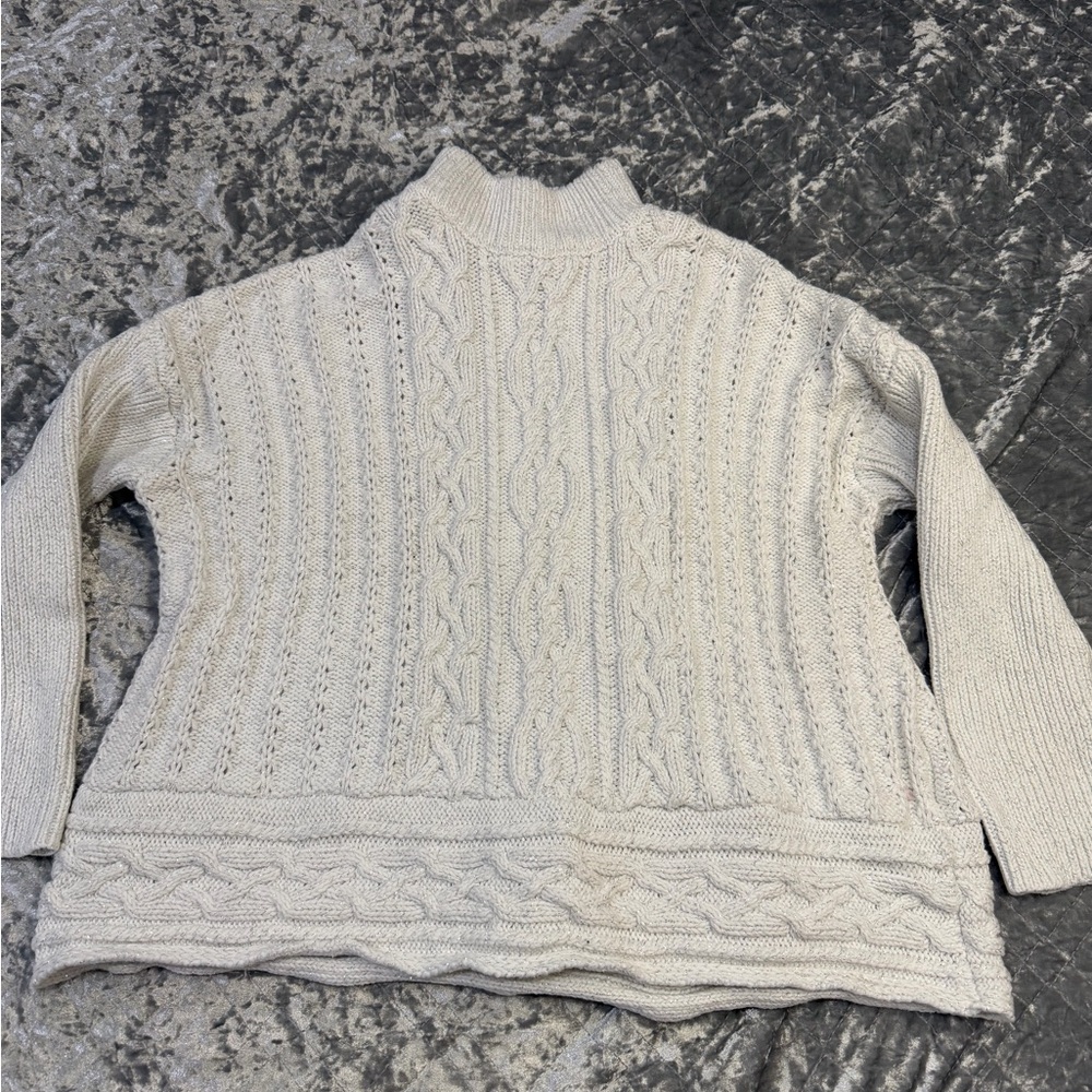 Girls Cozy Cable Knit Sweater